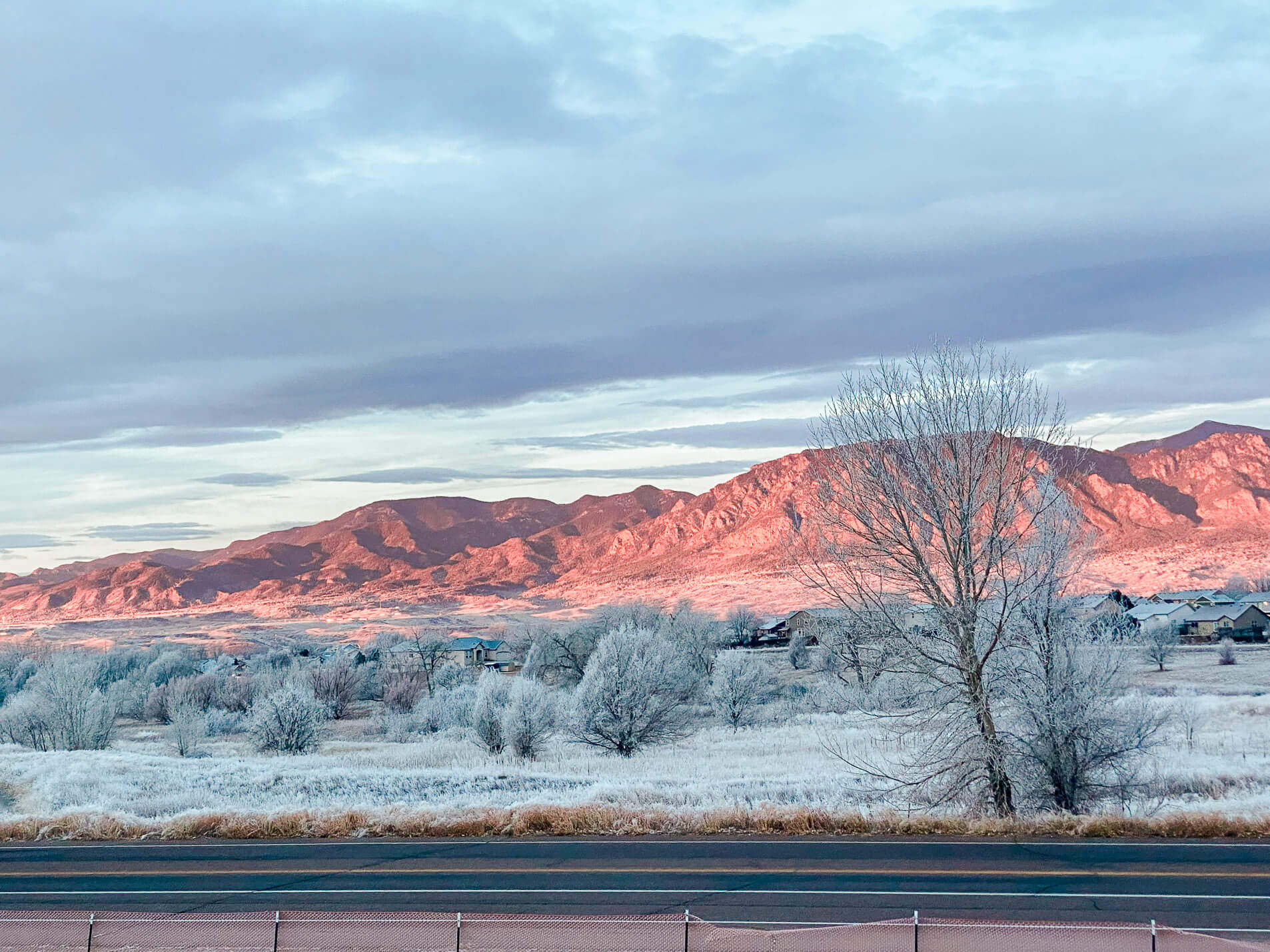 white snow landscape