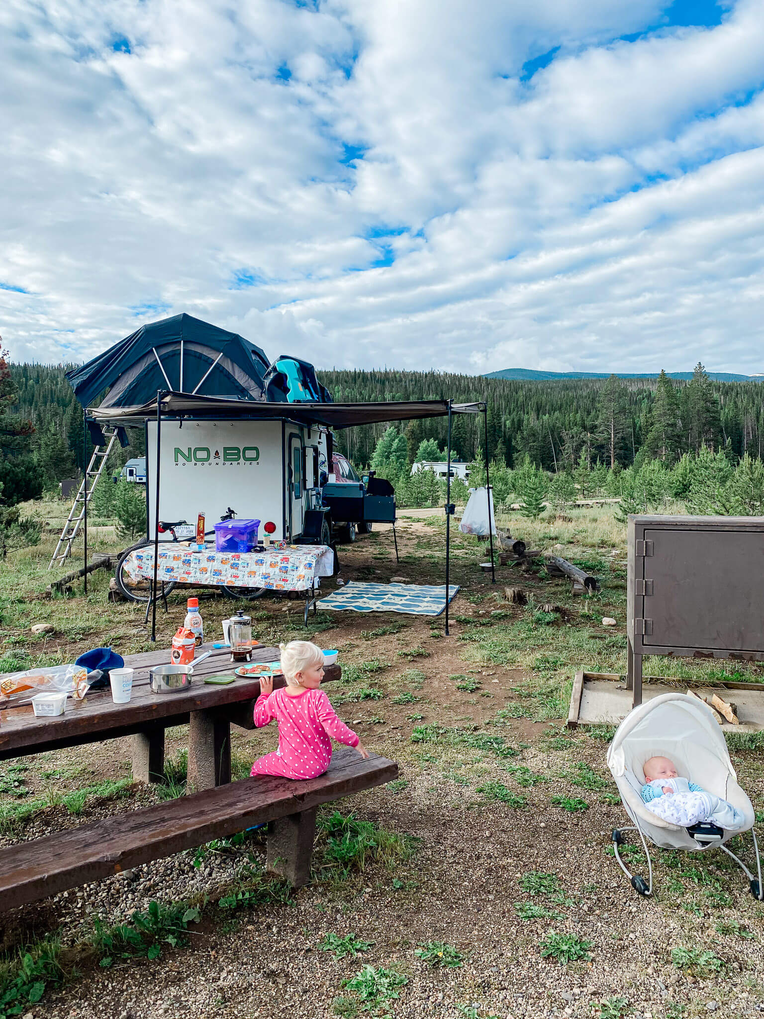 family camping in fraser, colorado