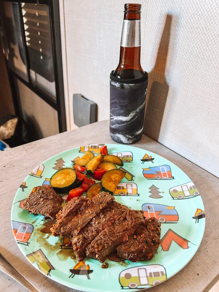 family camping trip food