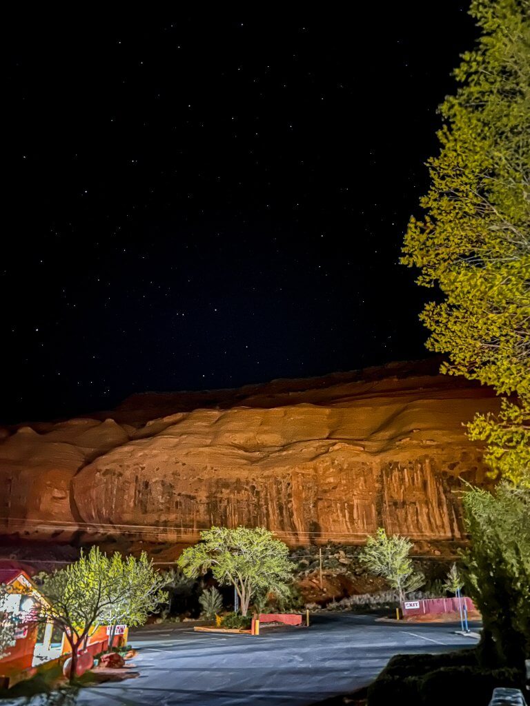 monument valley nighttime photography