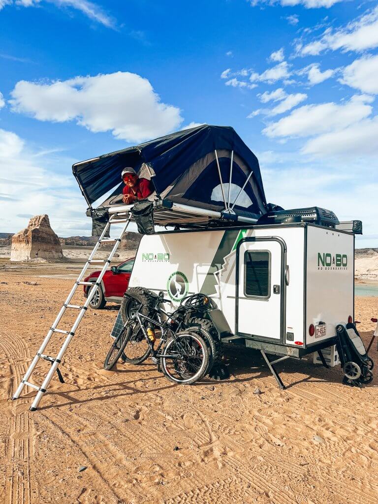 family camping trip through utah and colorado's national parks