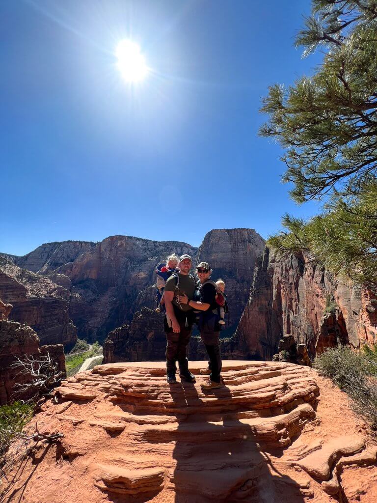 scouts lookout via west rim trail zion national park