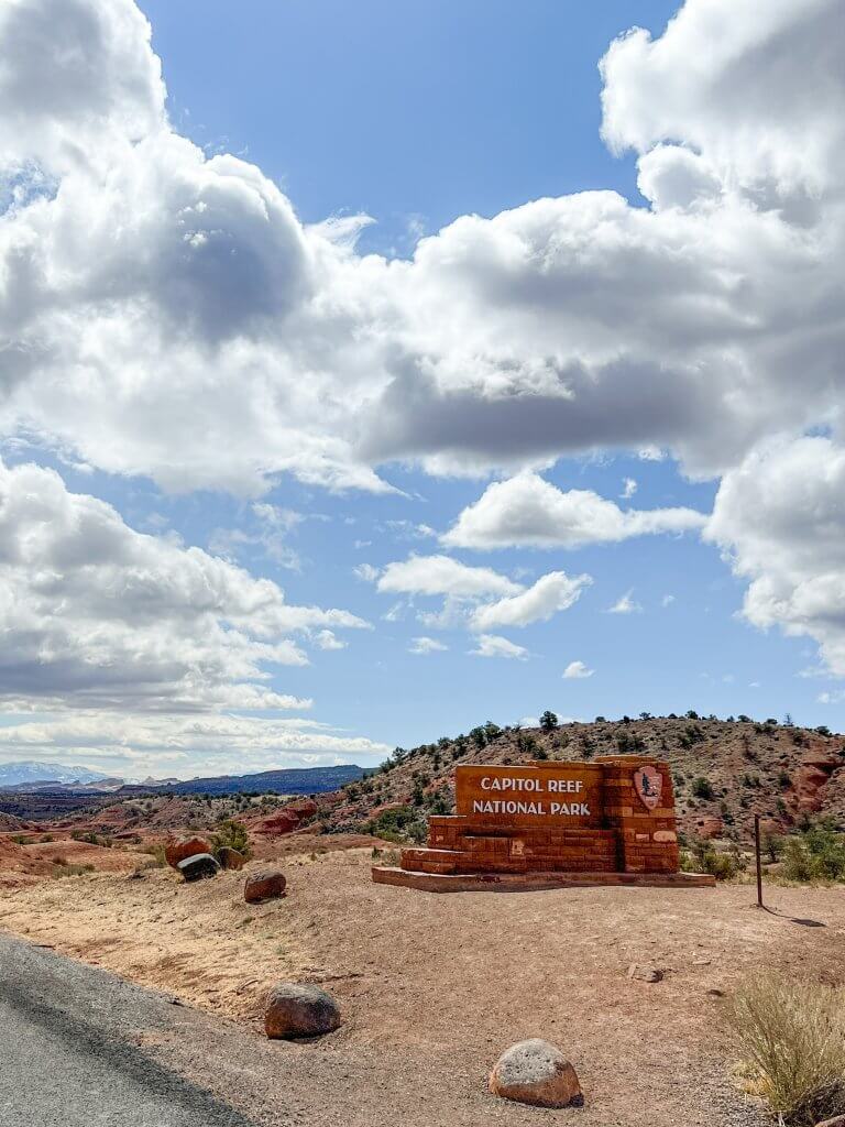 capitol reef national park, family camping trip through utah and colorado's national parks