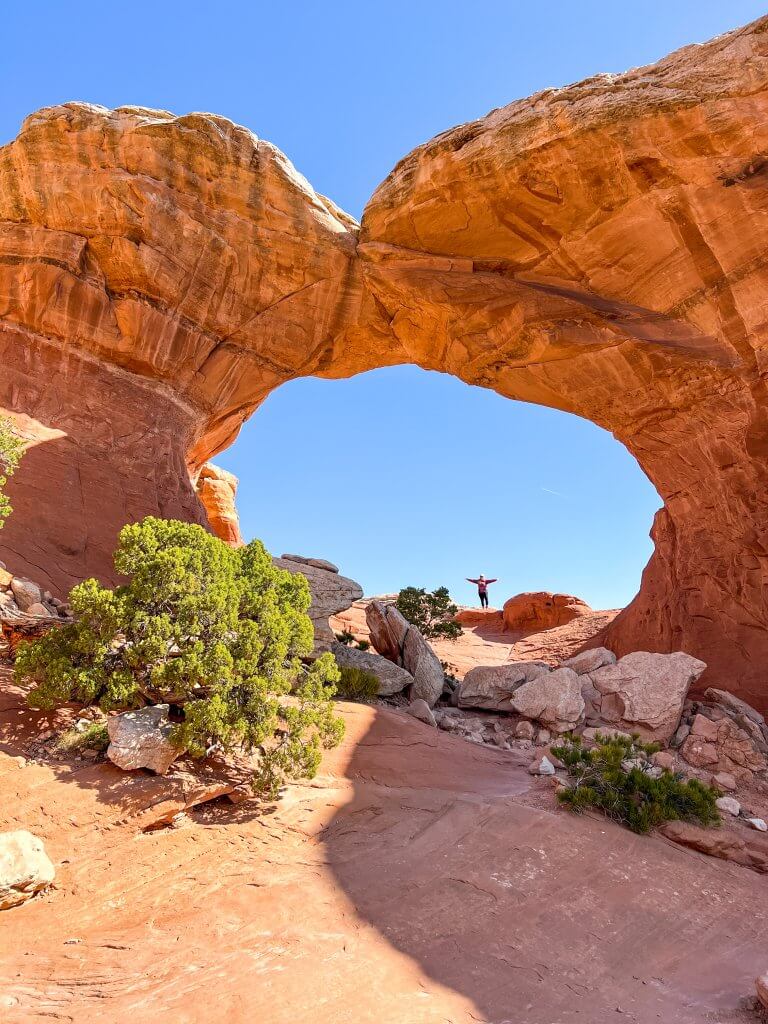 broken arch, arches national park moab utah