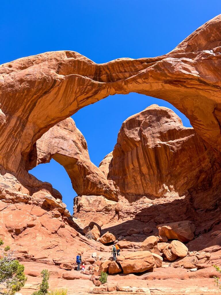 double arches, arches national park moab utah