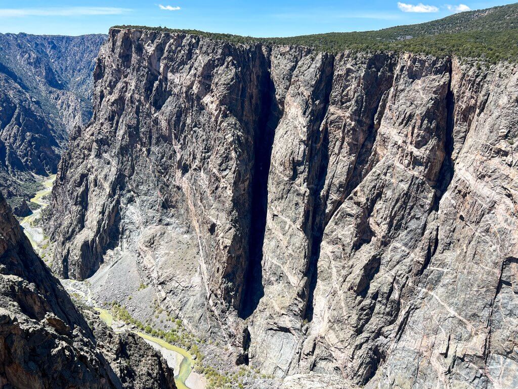 painted wall black canyon of the gunnison national park